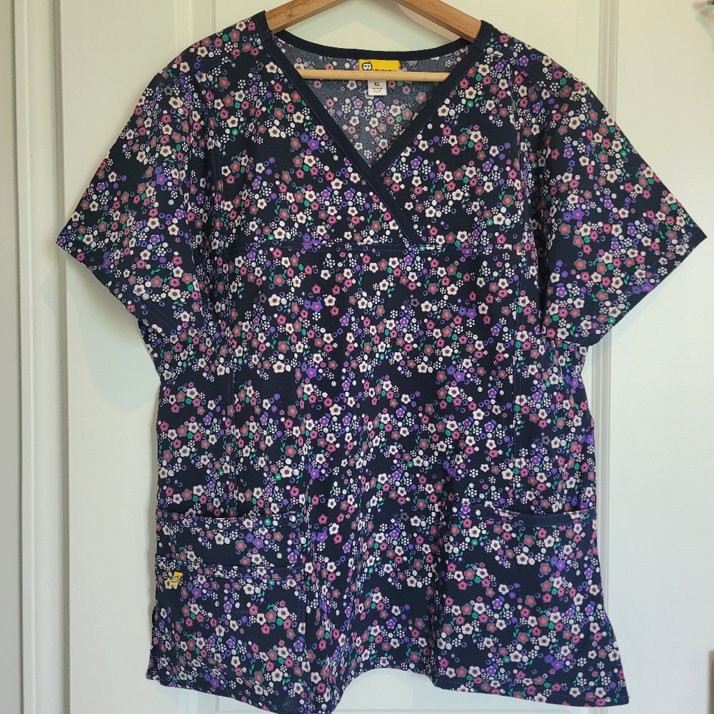 Wonderwink Medical Scrub Top Women’s XL blue